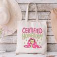 Certified Homebody Trendy Frog Introvert Canvas Tote Bag