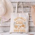 Chai And A Good Book Lover Reading Chai Tea Chai Latte Canvas Tote Bag Chai And A Good Book Lover Reading Chai Tea Chai Latte Canvas Tote Bag