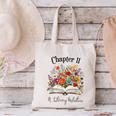 Chapter 11 Years Old 11th Birthday Wildflower Book Lover Canvas Tote Bag