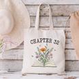 Chapter 32- Book Lovers & Readers 32nd Birthday Wildflowers Premium Tri-Blend Canvas Tote Bag