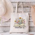 Chapter 60 60th Birthday Floral Open Book With Flowers Canvas Tote Bag Chapter 60 60th Birthday Floral Open Book With Flowers Canvas Tote Bag