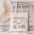 Christmas Book Lover Reading Reader Men Women Kids Xmas Canvas Tote Bag