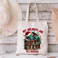 Christmas Dragon My Holidays Are All Booked Book Lovers Kids Canvas Tote Bag