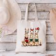 Christmas Three Llamas Reading Reading Books Llama Lover Canvas Tote Bag Christmas Three Llamas Reading Reading Books Llama Lover Canvas Tote Bag