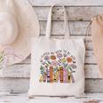 I Closed My Book To Be Here Floral Bookworm Reading Canvas Tote Bag
