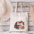 Coffee Cats And Books Cozy Calico Reader Love Cute Cat Canvas Tote Bag Coffee Cats And Books Cozy Calico Reader Love Cute Cat Canvas Tote Bag