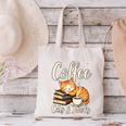 Coffee Cats And Books Lover For Women & Men Coffee Canvas Tote Bag