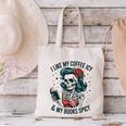 I Like My Coffee ICY & My Books Spicy For Book Lovers Canvas Tote Bag I Like My Coffee ICY & My Books Spicy For Book Lovers Canvas Tote Bag
