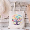 Color Our World Summer Reading Program 2025 Trippy Book Tree Canvas Tote Bag
