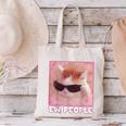 Cool Cat Meme Ew People Anti Social Introvert Cute Cat Canvas Tote Bag