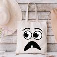 Creepy Face Carrot Halloween Book Character Costume Canvas Tote Bag Creepy Face Carrot Halloween Book Character Costume Canvas Tote Bag