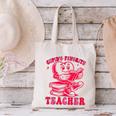 Cupid's Favorite Teacher Valentines Day Heart Book Lover Canvas Tote Bag