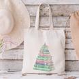 Cute Bookmas Christmas Book Tree Book Lover Teacher Canvas Tote Bag