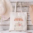 Cute Bookstore Ghost Retro Women Book Lovers Canvas Tote Bag
