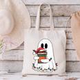 Cute Ghost Holding Books Bookish Christmas Canvas Tote Bag