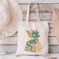 Cute Kawaii Dragon Fantasy Book Lover Book Nerd Canvas Tote Bag Cute Kawaii Dragon Fantasy Book Lover Book Nerd Canvas Tote Bag