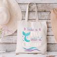Cute Mermaid Librarian Teacher Dive Into A Good Book Reading Canvas Tote Bag