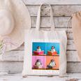 Cute Penguin Reading Book School Librarian Teacher Student Canvas Tote Bag