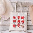 Cute Reading Hearts Valentine Day Book Lover Teacher Student Canvas Tote Bag Cute Reading Hearts Valentine Day Book Lover Teacher Student Canvas Tote Bag
