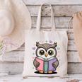 Cute Reading Owl Book Lover Teacher Librarian Bookworm Canvas Tote Bag Cute Reading Owl Book Lover Teacher Librarian Bookworm Canvas Tote Bag