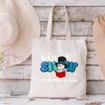 Cute Snowman Let It Snow I Have Books Reader Canvas Tote Bag