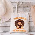 Cute Thanksgiving Teacher Librarian Thankful Reading Books Canvas Tote Bag Cute Thanksgiving Teacher Librarian Thankful Reading Books Canvas Tote Bag