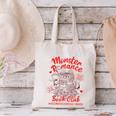 Dark Romance Reader Reading Monster Romance Book Club Canvas Tote Bag