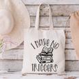 Dark Romance Shirt Women Smutt Book Merch I Have No Triggers Canvas Tote Bag Dark Romance Shirt Women Smutt Book Merch I Have No Triggers Canvas Tote Bag