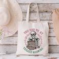 Dark Romance Had Me At Trigger Warning Skeleton Smutt Book Canvas Tote Bag