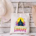 Death Gothic Support Your Local Library Lovers Book Canvas Tote Bag