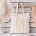 Dogs Books And Coffee Canvas Tote Bag