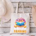 Donut Stop Reading Cute Book Reader Bookworm Donut Day Canvas Tote Bag