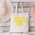 Dungeon Crawler Carl Yellow Text Logo LitRPG Series Book Canvas Tote Bag