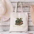 Easily Distracted By Books And Dragons Graphic Canvas Tote Bag Easily Distracted By Books And Dragons Graphic Canvas Tote Bag