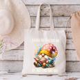 Easily Distracted By Books And Gnomes Book Reading Gnome Canvas Tote Bag
