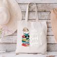 Easily Distracted By Books And Gnomes Canvas Tote Bag Easily Distracted By Books And Gnomes Canvas Tote Bag