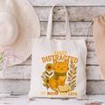 Easily Distracted By Cats And Books Cute Cat Book Lover Canvas Tote Bag