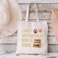 Easily Distracted By Dogs And Books Pets Books Lovers Canvas Tote Bag Easily Distracted By Dogs And Books Pets Books Lovers Canvas Tote Bag