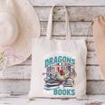Easily Distracted By Dragons And Books Bookworm Canvas Tote Bag Easily Distracted By Dragons And Books Bookworm Canvas Tote Bag