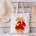 Easily Distracted By Dragons And Books Reading Canvas Tote Bag Easily Distracted By Dragons And Books Reading Canvas Tote Bag