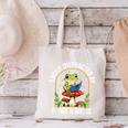 Easily Distracted By Frogs And Books Canvas Tote Bag Easily Distracted By Frogs And Books Canvas Tote Bag