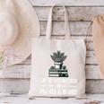 Easily Distracted By Plants & Books Plant Book Lover Canvas Tote Bag