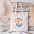 Easily Distracted By Rabbits And Books Reading Canvas Tote Bag