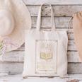 Printed Page Perfume Book Lover Saying Canvas Tote Bag