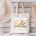 Education Is Freedom Books History Teacher Kids Canvas Tote Bag