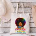 Education Is Freedom Teacher Books History Month Canvas Tote Bag Education Is Freedom Teacher Books History Month Canvas Tote Bag