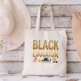 Educator By Popular Demand African American Book Lover Canvas Tote Bag Educator By Popular Demand African American Book Lover Canvas Tote Bag