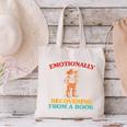 Emotionally Recovering From A Book Frog Canvas Tote Bag Emotionally Recovering From A Book Frog Canvas Tote Bag