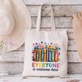 Everyone Is Welcome Here Floral Book LGBT Pride Equality Canvas Tote Bag Everyone Is Welcome Here Floral Book LGBT Pride Equality Canvas Tote Bag