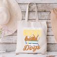 Everything I Need Is Books & Dogs Reader Book Read Reading Canvas Tote Bag